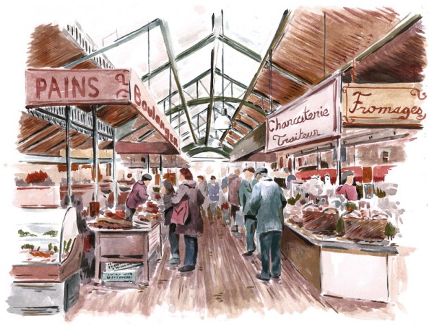 Maisons-Laffitte, au marché