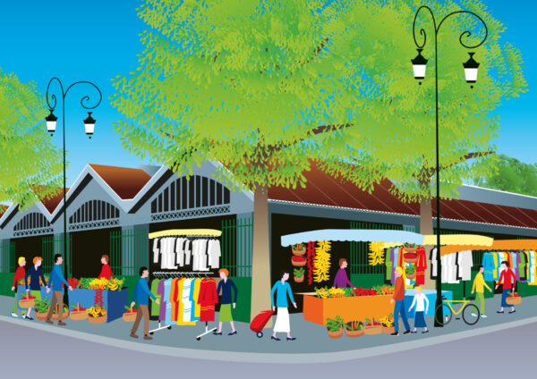 marché de Maisons Laffitte