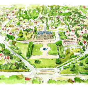 maisons laffitte vu du ciel