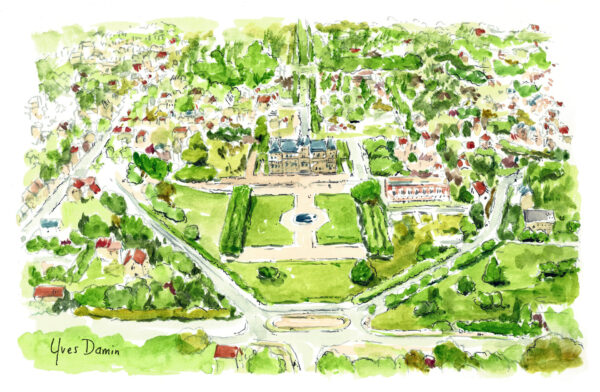 maisons laffitte vu du ciel