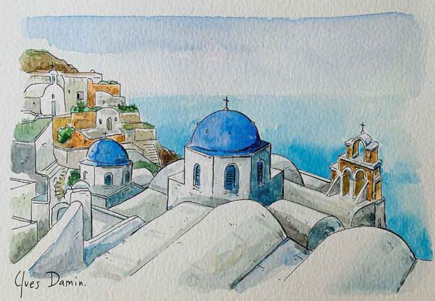 Santorin, cyclades