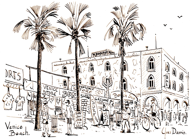 Venice Beach, le Boardwalk