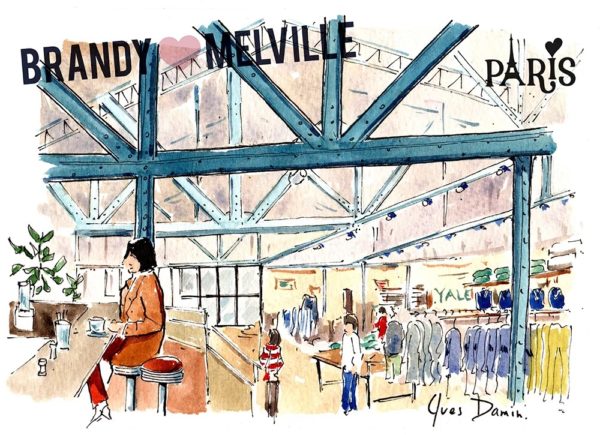 Paris, chez Brandy Melville à Passy