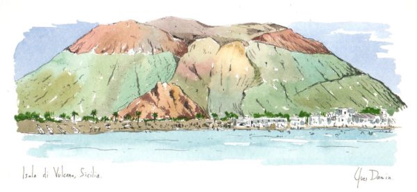 Italie, Sicile, île éolienne de Vulcano
