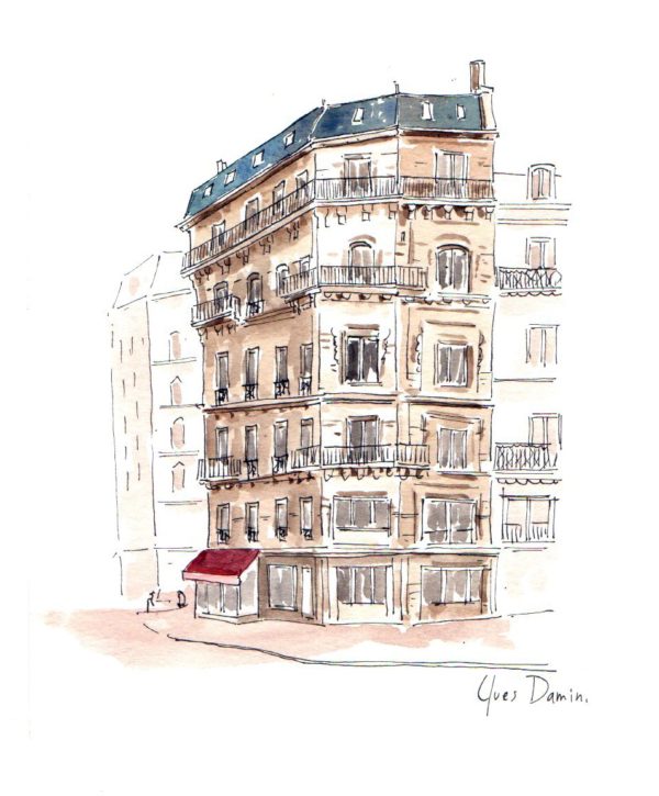 Paris, immeuble Haussmanien