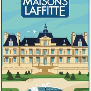 Carte postale vintage du Château de Maisons-Laffitte