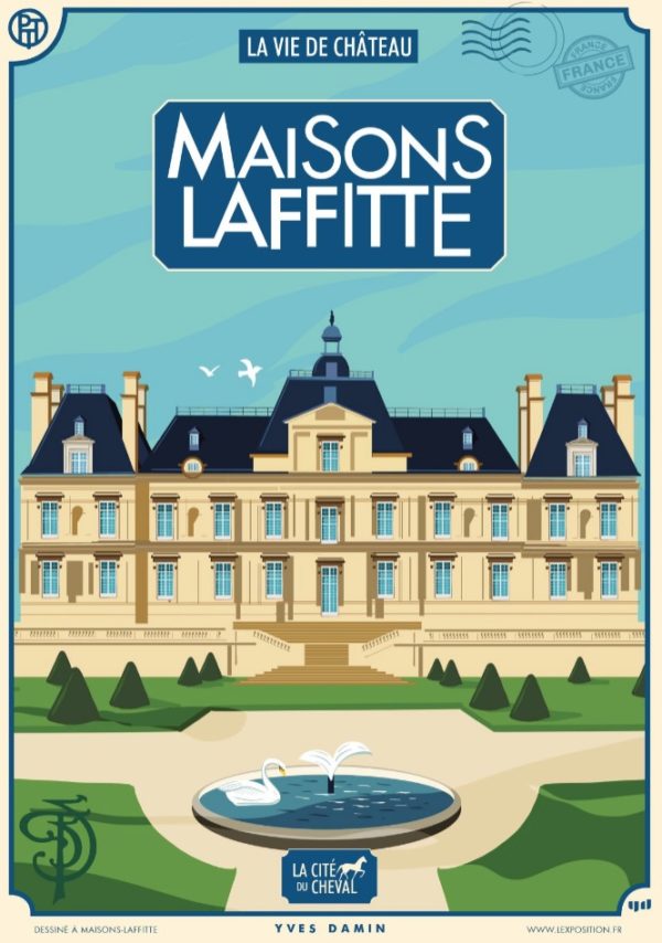 Carte postale vintage du Château de Maisons-Laffitte