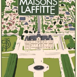 Carte postale vintage du Parc de Maisons-Laffitte